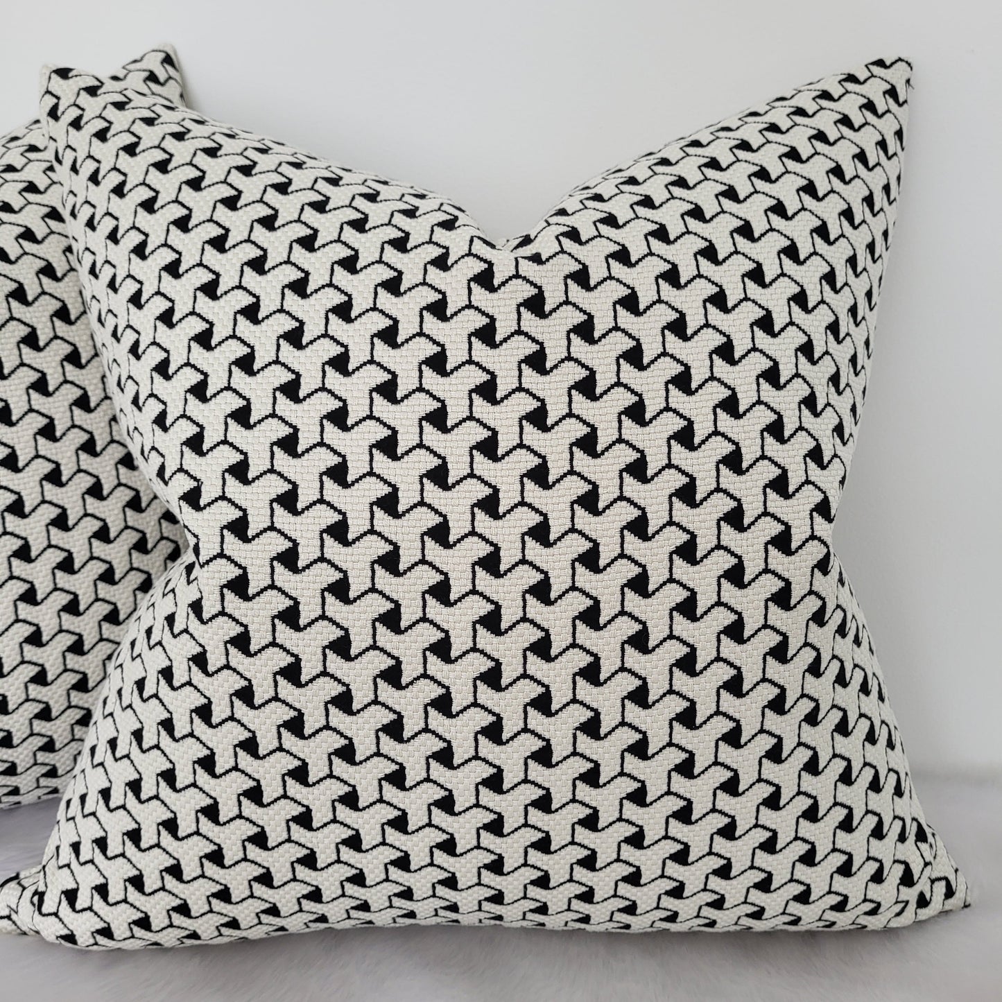 Clarke & Clarke Albi Noir Cushion Covers - Luxury Designer Scatter Cushions