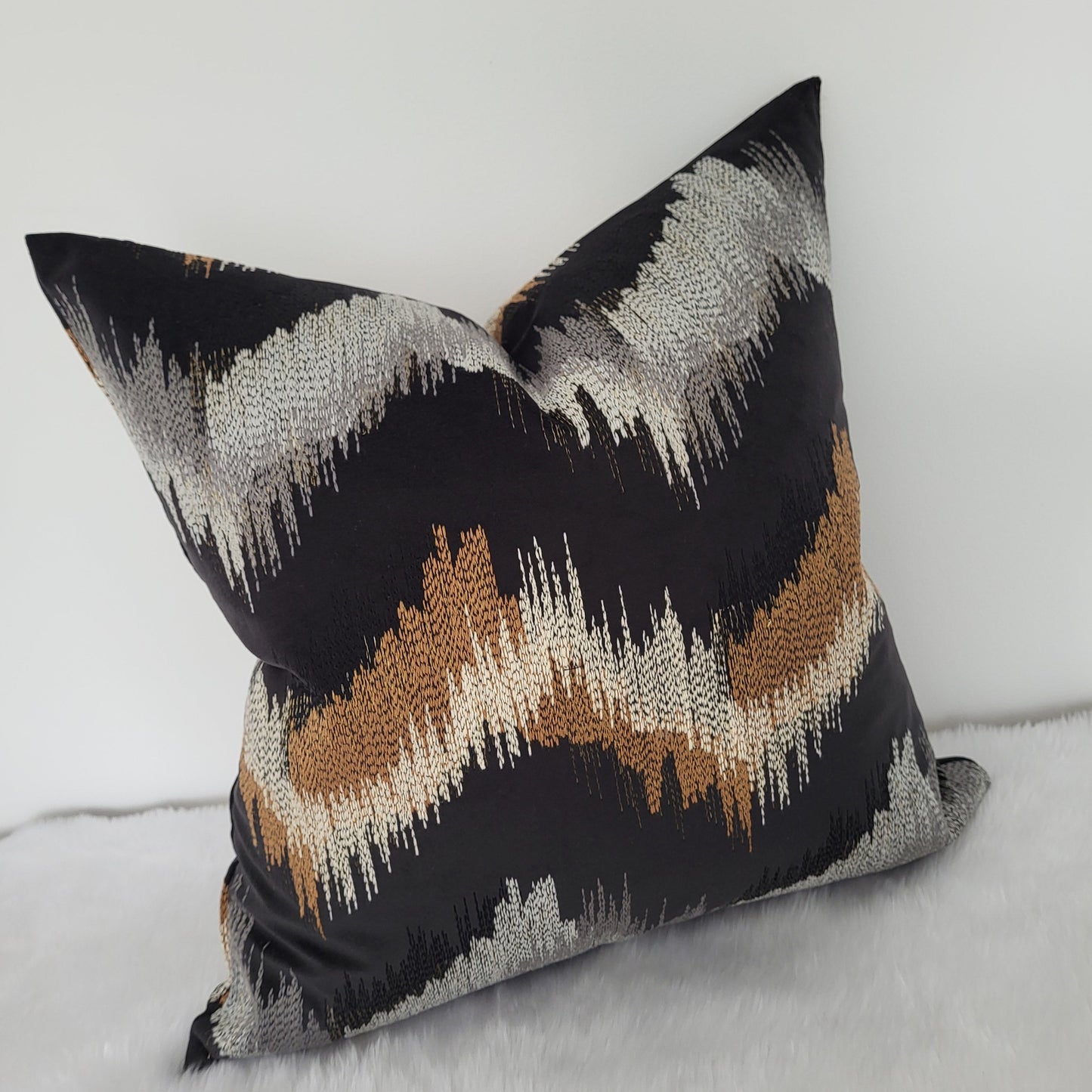 Clarke & Clarke Sagoma Noir Cushion Cover - 45x45cm