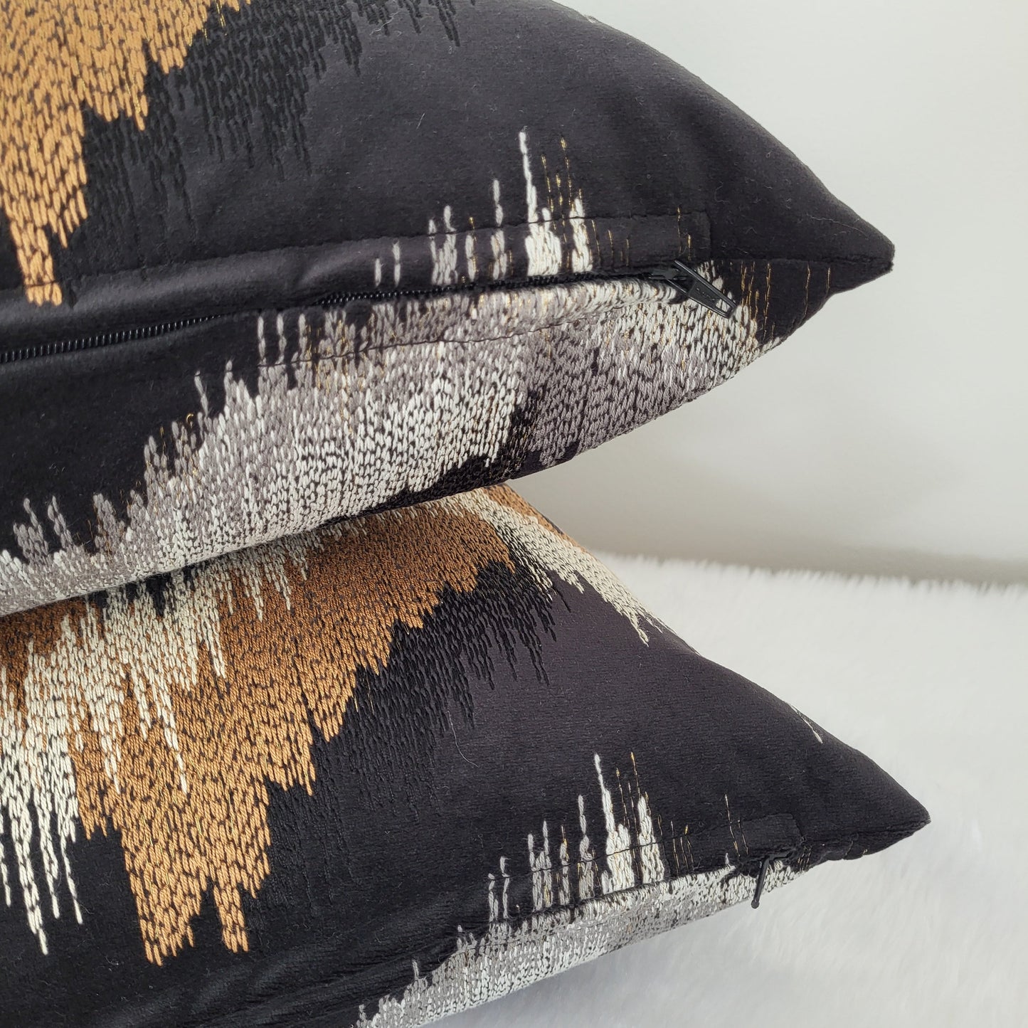 Clarke & Clarke Sagoma Noir Cushion Cover - 45x45cm